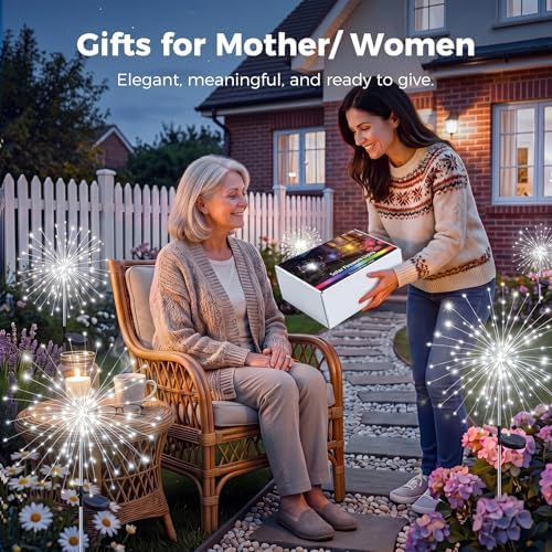 btfarm 1 Pack Solar Garden Lights Outdoor, 8 Modes Firework Lights Outside - Image 7