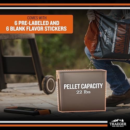 Traeger Grills BAC637 Stay Dry Pellet Storage Bin, 22lb, Locking Lid - Image 3