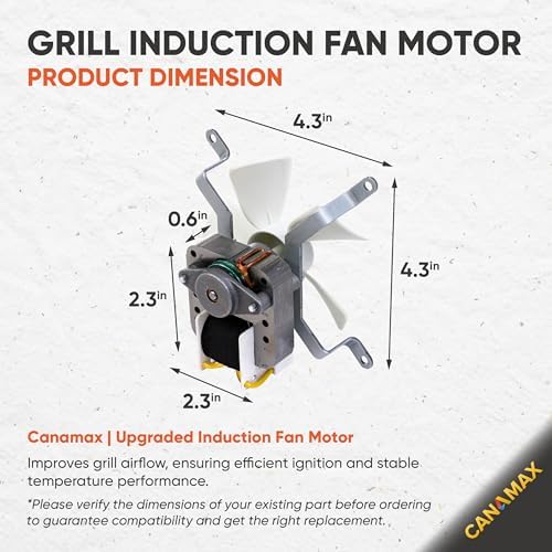 Upgraded Induction Fan Motor Replacement for Traeger Pit Boss Camp Chef - Image 2