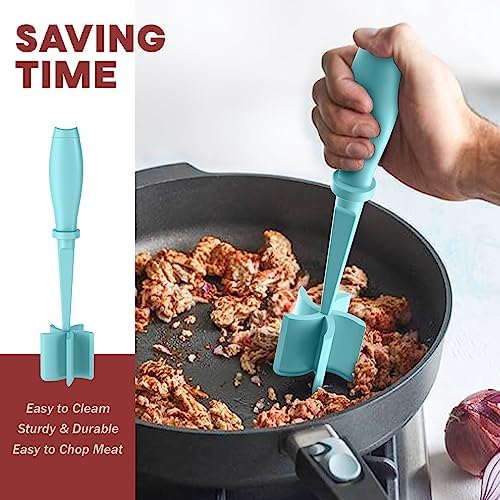 2Pack Meat Chopper Upgrade Hamburger Smasher, Masher for Ground Beef - Image 4