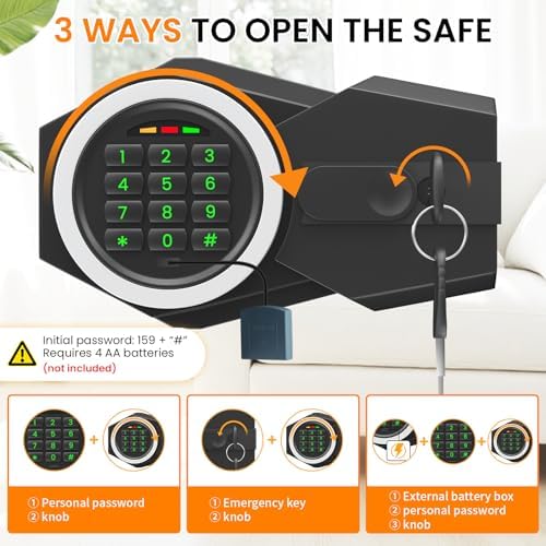 7.5 Cub Drop Safe for Business, Depository Safe with Quick Place Drop Slot - Image 6