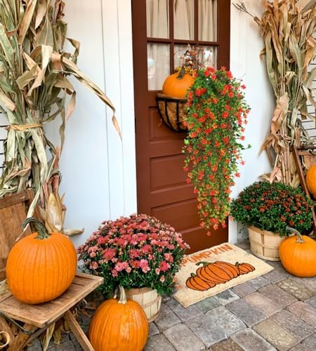 RECUTMS Faux Hanging Plants Draping Greenery Artificial Vines for Outdoors - Image 4