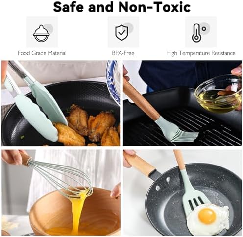 Camping Cooking Utensils Set, Silicone Cookware for Travel BBQ - Image 4