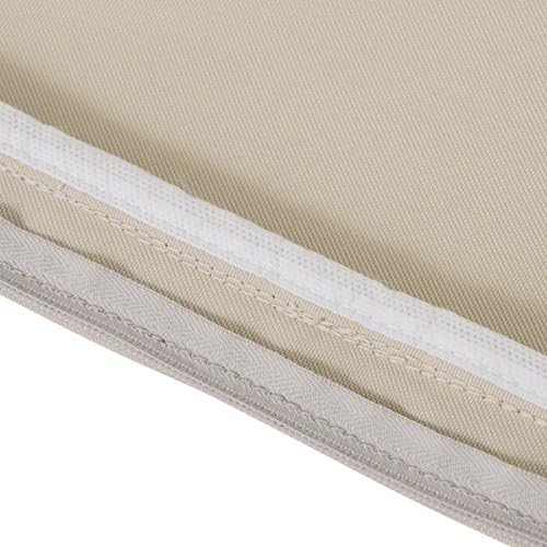Classic Accessories Montlake Water-Resistant 23 x 20 x 4 Inch Outdoor Back Cushion Slip Cover, Patio Furniture Cushion Cover, Antique Beige, Patio Furniture Cushion Covers - Image 6