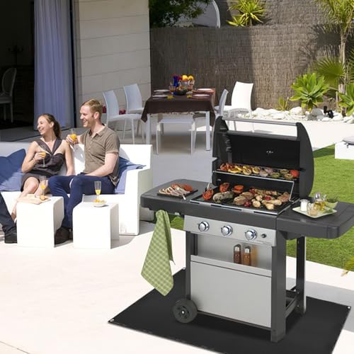 Under Grill Mat for Outdoor Grilling, 70 x 48 inches Double-Sided Fireproof Waterproof BBQ Protector for Deck and Patio Under Grill Mat for Outdoor BBQ - Image 7