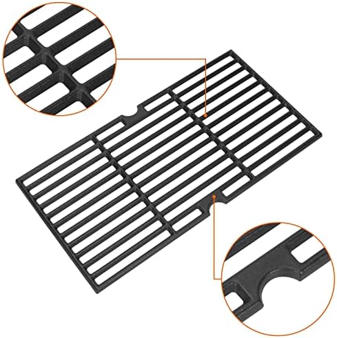DELSbbq 18" Cast Iron Grill Grates for Charbroil Performance 5 Burner - Image 4