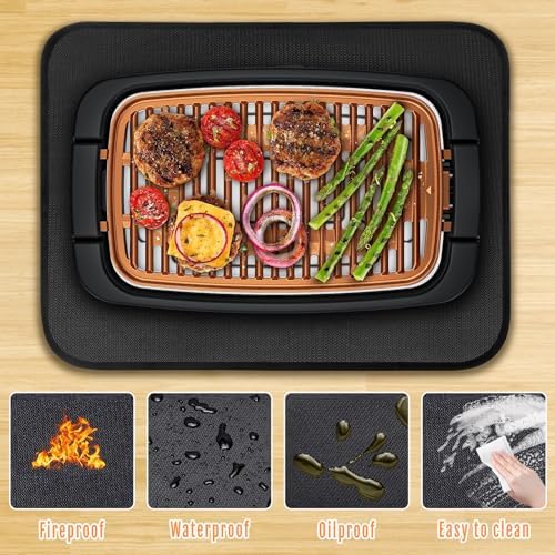 24x18 Inch Heat Resistant Mat for Under Grill Tabletop - Image 3