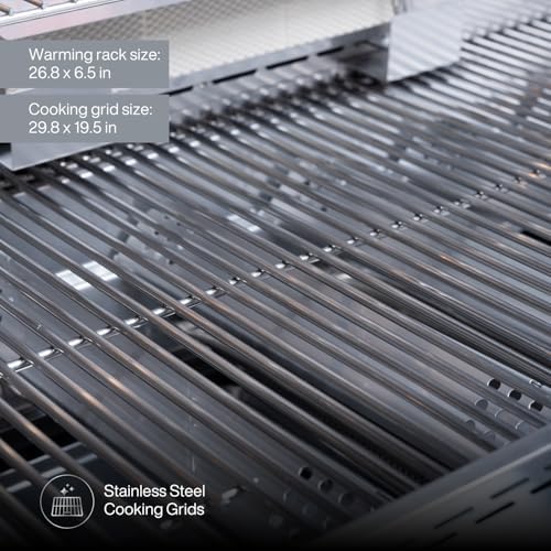 SPIRE 30" Built-In 5 Burner Dual Fuel Grill, All 304 Stainless Steel Body - Image 7
