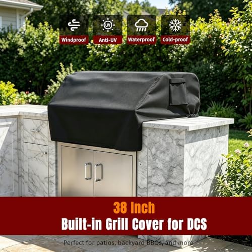SHINESTAR 37" Built‑in Grill Cover for Coyote, DCS, Jenn‑Air & KitchenAid - Image 2