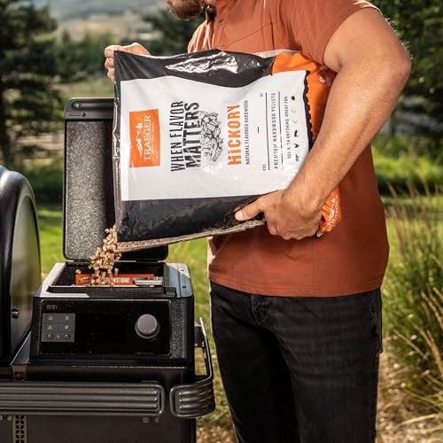 Traeger Grills Hickory 100% All-Natural Wood Pellets for Smokers and Pellet Grills, BBQ, Bake, Roast, 18 lb. Bag - Image 4