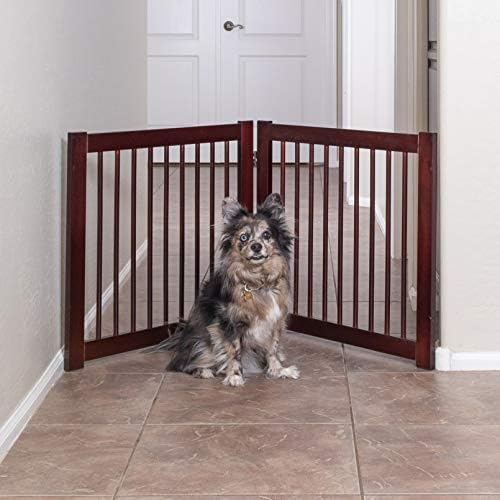 Primetime Petz 33237-E6 Extension Kit for 360 Configurable Walk Through Folding Pet Gate ,Walnut,24" - Image 2