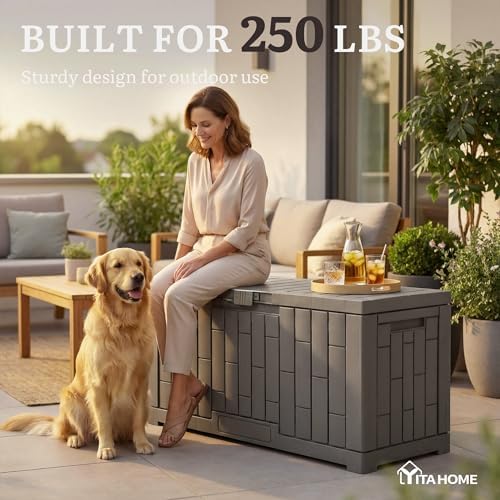 YITAHOME 60 Gallon Outdoor Storage Box - Image 4