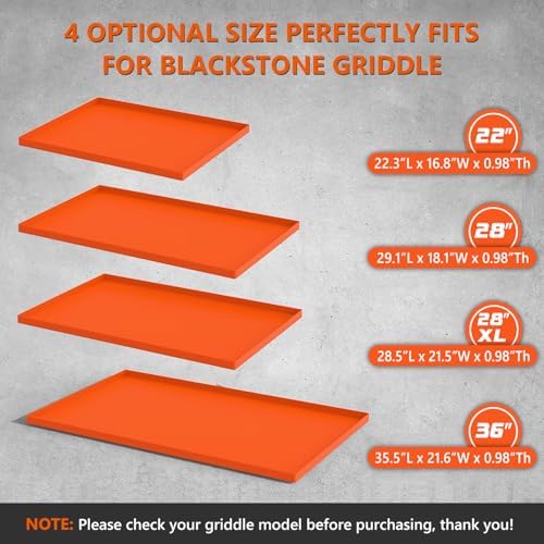 Protebox 28" XL Silicone Griddle Mat for Blackstone - 28 XL Griddle Cover - Image 5