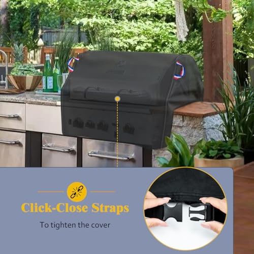 Built in Grill Cover for Outdoor Grill, 32" W x 26" D x 24" H - Image 3