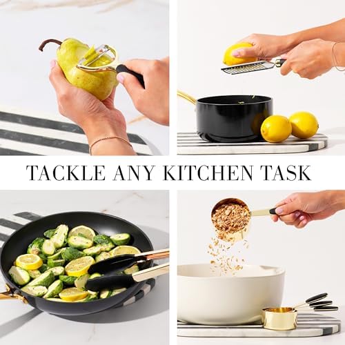 Styled Settings Black and Gold Kitchen Utensils Set, 23-Piece - Image 7