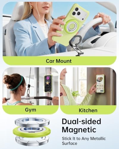SYNCWIRE Magnetic Phone Ring Holder, for MagSafe Phone Grip Stand Kickstand - Image 5