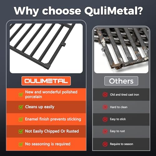 QuliMetal Grill Grates for Weber Spirit 200 Series Front-Control Grills - Image 5
