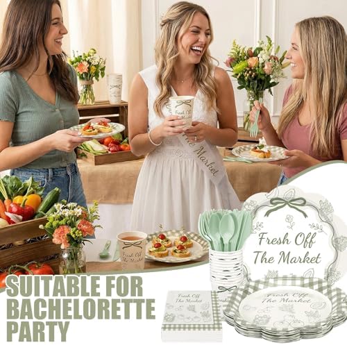 Zubebe Fresh Off the Market Disposable Tableware Set Serves 25 Guests - Image 2