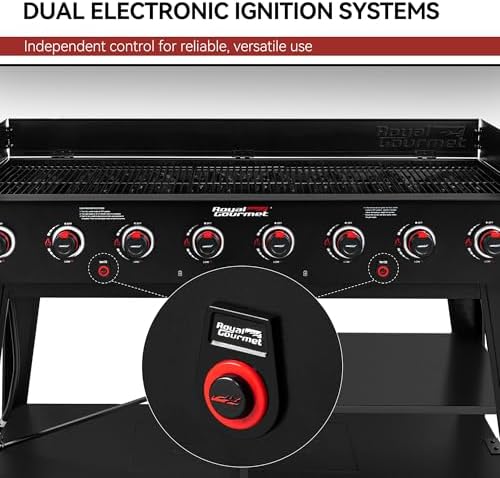 GB8003 Large Event 8-Burner Gas Grill Black - Image 6