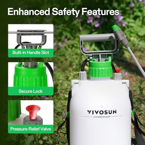 VIVOSUN 1.8 Gal/7L Pump Sprayer, Garden Water Sprayer - Image 5