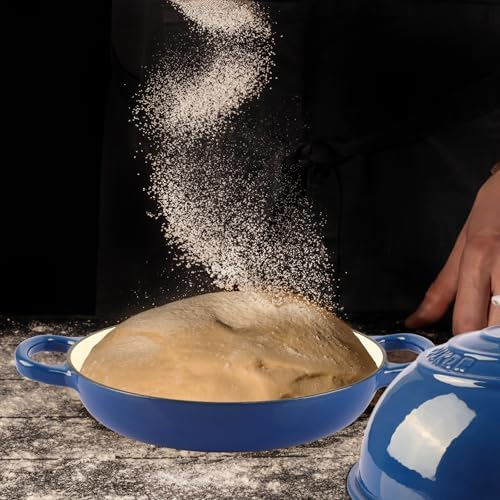 CUKOR Dutch Oven for Sourdough Bread Baking, 7QT Enameled Cast Iron Dutch Oven with Lid, Heavy-Duty Bread Baking Pot for Stovetop & Oven, 500°F - Image 6