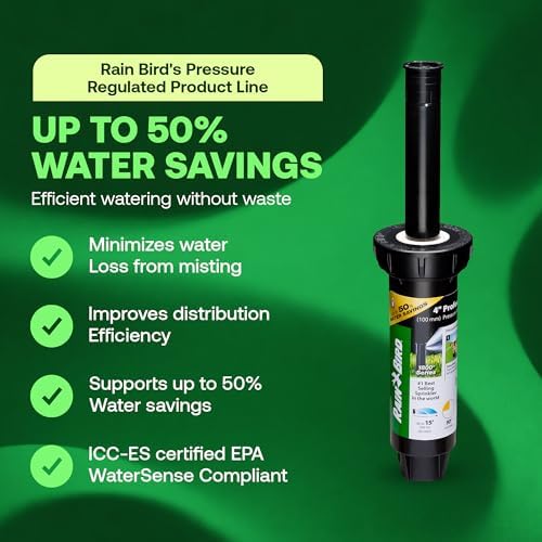 Rain Bird 1804QDPRS Pressure Regulated 4 Inch Pop Up Sprinkler Head 4 Pack - Image 2