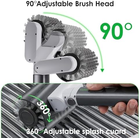 Electric Grill Brush for Outdoor Grill, Upgraded Electric BBQ Grill Cleaner - Image 6