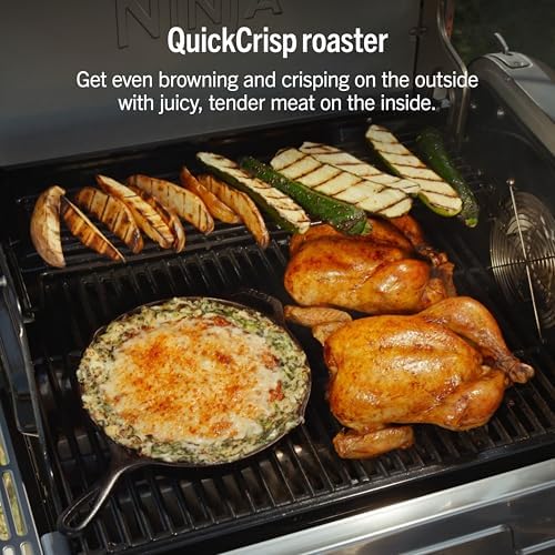 Ninja FlexFlame Grill & Smoker, Electric & Propane, 5-in-1, Steel,PG301 - Image 4