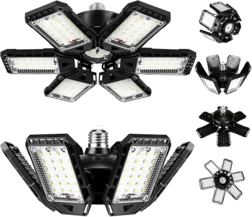 Aoretic LED Garage Lights 180W 18000LM 6500K, 2 Pack by Aoretic
