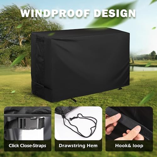 Griddle Cover for Royal Gourmet PD4001 4 Burner Propane Gas Griddle, Flat Top Grill Cover for Royal Gourmet 55in 4-Burner Outdoor Grill - Image 5