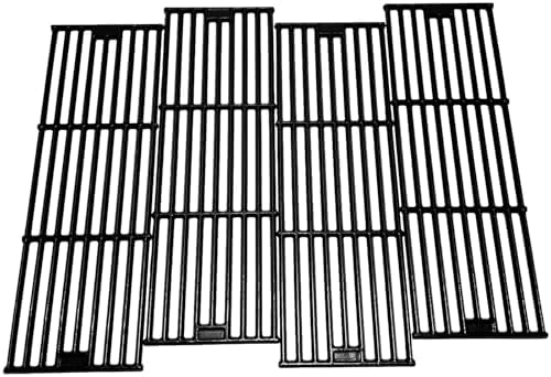 19-3/4" Cast Iron 4 Cooking Grates Replacement for Chargriller 2121, 2123, 2222, 2828, 3001, 3008, 3030, 3072, 3232, 3725, 4000, 4001, 4008, 4208, 5050, 5072, 5252, 9020 King Griller 3008, 5252 Grill by Tmozyar%C2%AE