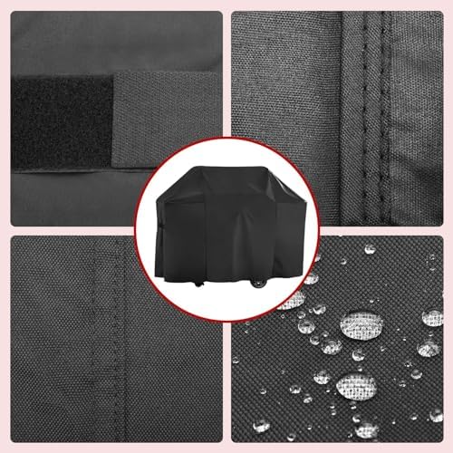 58 Inch Grill Cover for Weber 7130 Genesis II 3 Burner, LX 300 Series Grills, Genesis 300, Waterproof, Windproof, UV and Fade Resistant Cover(58L x 25D x 44.5H) - Image 3