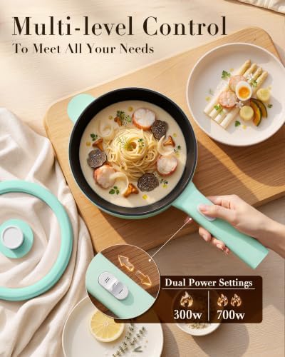 Dezin 2L Hot Pot Electric, Non-Stick Electric Pan, 700W Adjustable Power - Image 6