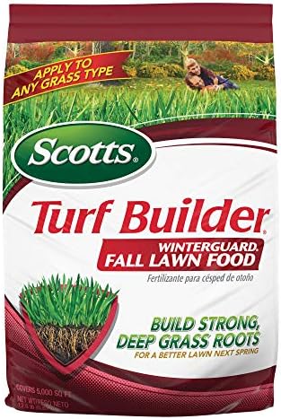 Scotts Turf Builder WinterGuard Fall Lawn Food, 12.5 lb. - Fall Lawn Fertilizer Builds Strong, Deep Grass Roots for a Better Lawn Next Spring - Covers 5,000 sq. ft. by Unknown