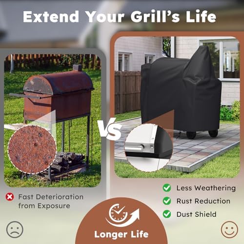 MC. Cover Grill Cover for Pit Boss 820/Pro 850, 600D Oxford Fabric - Image 6