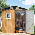 Panovue 6X4FT Garden Storage Shed with Frame Floor(NO Wood Panels) by Panovue
