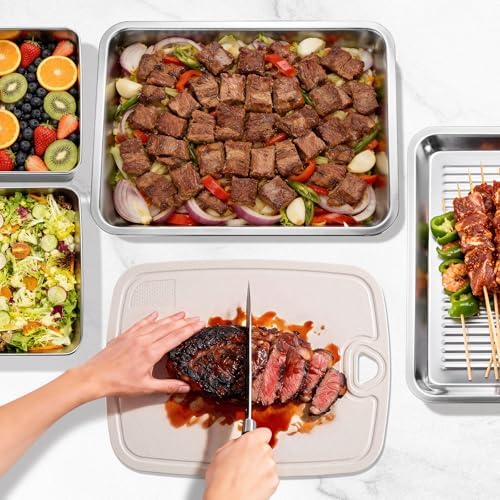 5-in-1 Grill Carry System, Grilling Prep Trays with Cutting Board - Image 6