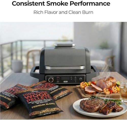 Kona Premium Blend Smoker Pellets, Intended for Ninja Woodfire Outdoor Grill, 2 lb Resealable Bag - Image 2