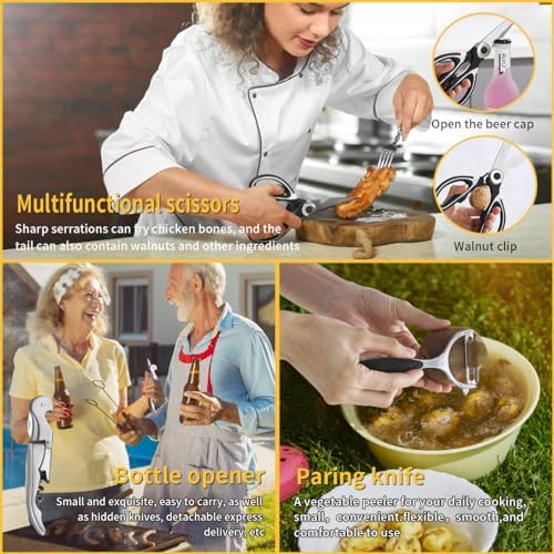 Camping Essentials Accessories Camping Gear Must Haves, Cooking Utensils Set Rv Camping Kitchen Backpacking Supplies Camper Gadgets Outdoor Hiking Travel Picnic Gifts - Image 7