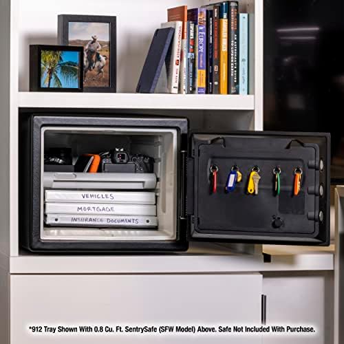 SentrySafe Shelf Insert for SFW082 and SFW123 Fireproof and Waterproof Safes, Multi-Positional White Safe Tray Accessory for 0.8 and 1.2 Cubic Feet Safes, 912 - Image 2
