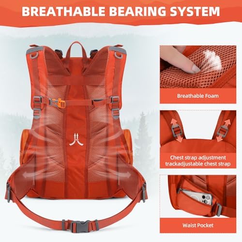 Maelstrom 40L Waterproof Hiking Backpack, Lightweight Travel Daypack - Image 5