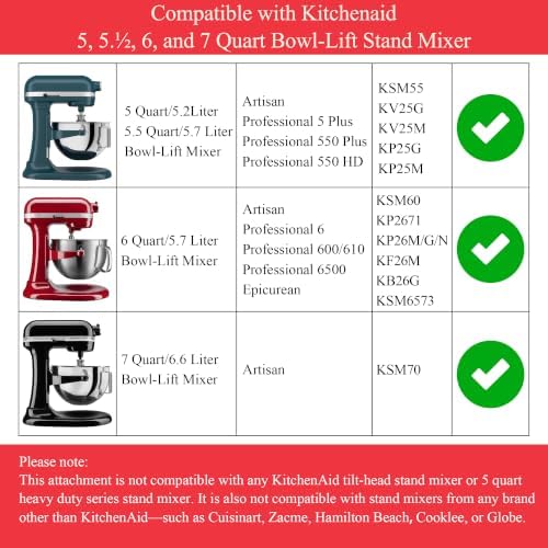 6 Quart Stainless Steel Mixer Bowl for Kitchenaid Bowl-Lift Mixer KP26 KL26 - Image 2