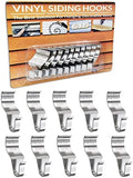 NACETURE Vinyl Siding Hooks Hanger Siding Clip for Hanging,10 Pack by NACETURE