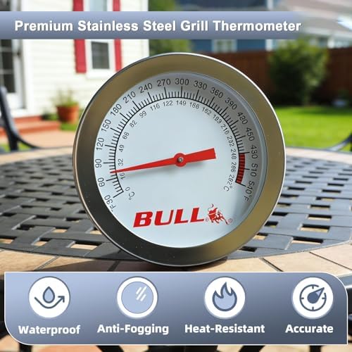 16690 BBQ Grill Thermometer Replacement for Bull Grills 2020 or Newer - Image 5