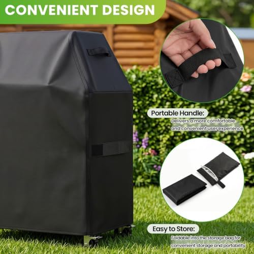 Grill Cover for Outdoor Grill, 75 inch Grill Covers Heavy Duty Waterproof - Image 6