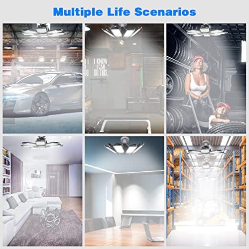 Garage Lights - Ultra Brighter 40,000LM Garage LED 6500K Daylight - Image 6