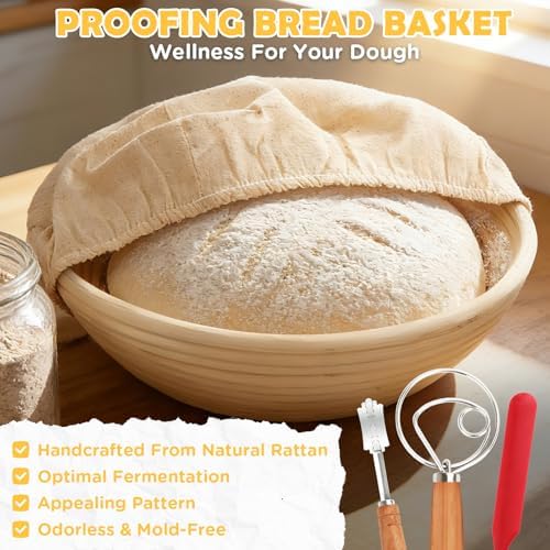 Enameled Cast Iron Dutch Oven Pot with Lid, 5QT Dutch Oven for Bread Baking - Image 6