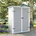 UDPATIO Vertical Storage Shed,51 Cu.ft Resin Outdoor Cabinet,Dark Grey by UDPATIO