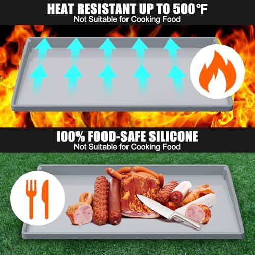 Silicone Griddle Mat Cover for Blackstone - 36 Inch True All-Encompassing Coverage Heavy Duty Food Grade Grill Buddy Mat, All Season Cooking Surface Protective Cover - Image 6
