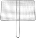 BESPORTBLE Fish Grill Basket, Fish Grilling Basket for Outdoor Stainless Steel Folding Grill Accessories Grill Basket for Bar Camping Picnics Parties by BESPORTBLE